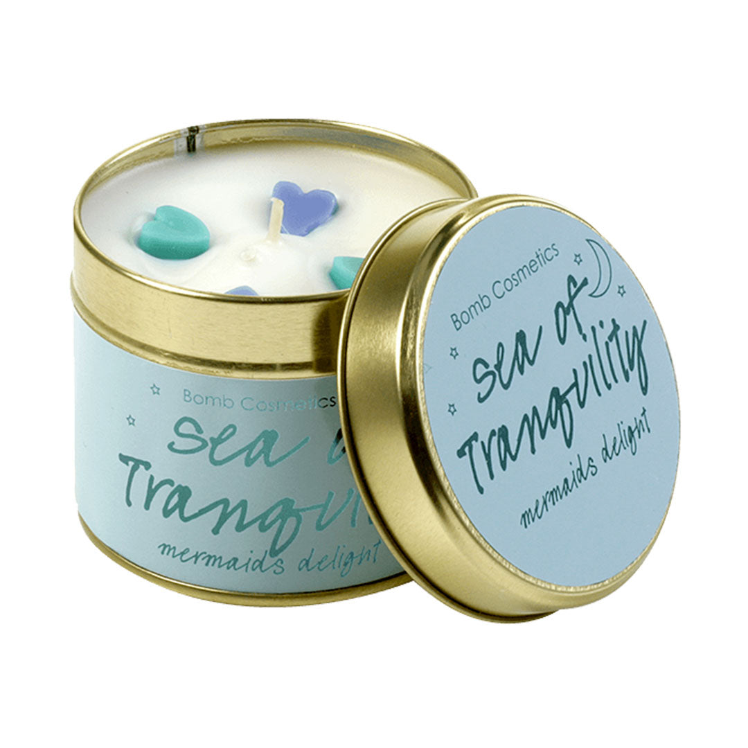 vela aromática hecha a mano aroma oceánico