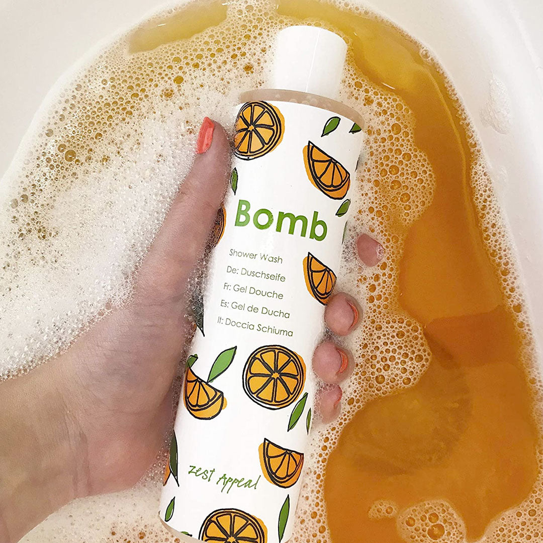 gel de ducha líquido vegano aroma mandarina