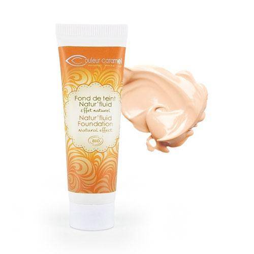 Base de maquillaje líquido vegano - Natur'Fluid base de maquillaje Couleur Caramel N 11 Beige Claro