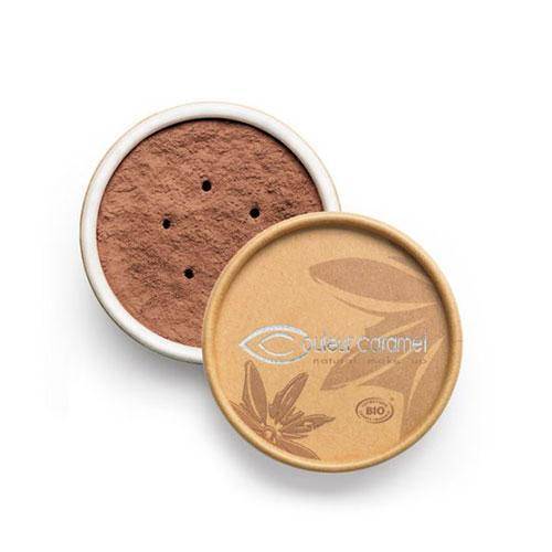 Base de maquillaje orgánico en polvo - Bio Mineral Couleur Caramel 829 Marrón Oscuro 