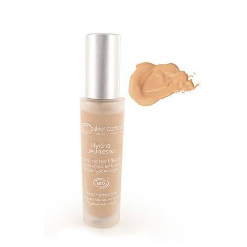 Base de maquillaje semi-líquido vegano - Hydra Jeunesse base de maquillaje Couleur Caramel HJ 26 Beige Ámbar