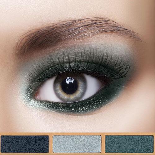 Kit de sombras orgánicas - Eye Essencial set de maquillaje Couleur Caramel