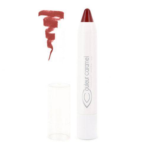 Lápiz labial orgánico - Twist & Lips 3g lápiz labial Couleur Caramel 407 Rojo Brillante 