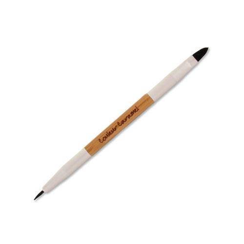 Brochas de Maquillaje - Couleur Caramel accesorios para maquillaje Couleur Caramel No.18 Brocha dual para ojos y labios