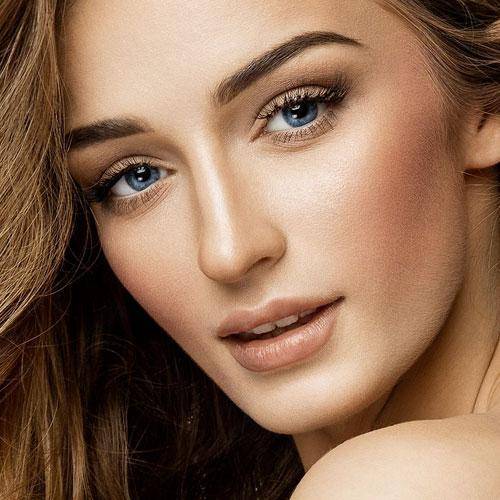 Maquillaje en polvo bronceador vegano- Radiance Powder maquillaje bronceador Couleur Caramel