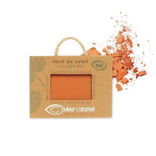 Blush efecto bronceado vegano - Sun Powder maquillaje bronceador Couleur Caramel 25 Naranja Nacarado 