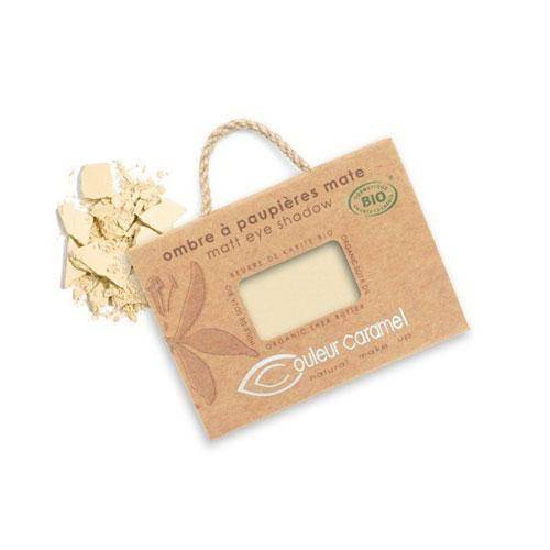 Sombras de Ojos Orgánicas - Couleur Caramel sombra de ojos Couleur Caramel 08 Beige Amarillo Mate