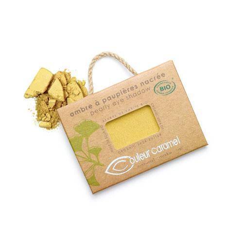 Sombras de Ojos Orgánicas - Couleur Caramel sombra de ojos Couleur Caramel 109 Hoja Dorada Nacarada