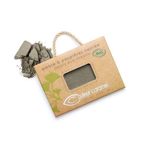 Sombras de Ojos Orgánicas - Couleur Caramel sombra de ojos Couleur Caramel 118 Verde Pasto Grisáceo Nacarado