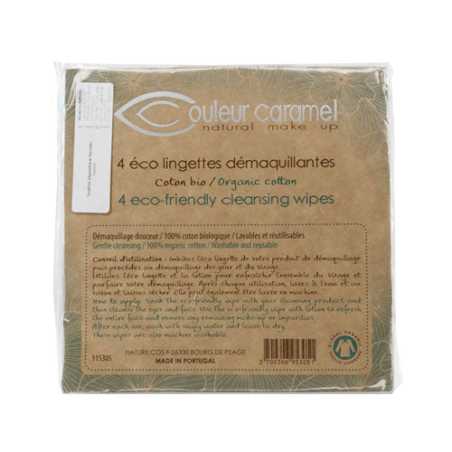 Set de toallitas limpiadoras ecológicas para maquillaje - Couleur Caramel accesorios para maquillaje Couleur Caramel