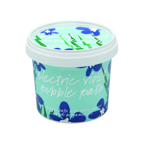 baño de burbujas electric violet bomb cosmetics