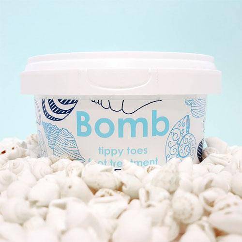 Loción Hidratante para Pies - Tippy Toes 210ml loción para pies Bomb Cosmetics