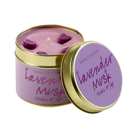 Vela Aromática Natural - Lavender Musk
