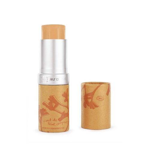Base de maquillaje en barra vegana - Compact Foundation base de maquillaje Couleur Caramel CF 14 Beige Dorado 