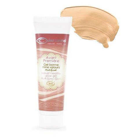 Base de maquillaje matificante orgánica en gel - Velvet Healthy Glow