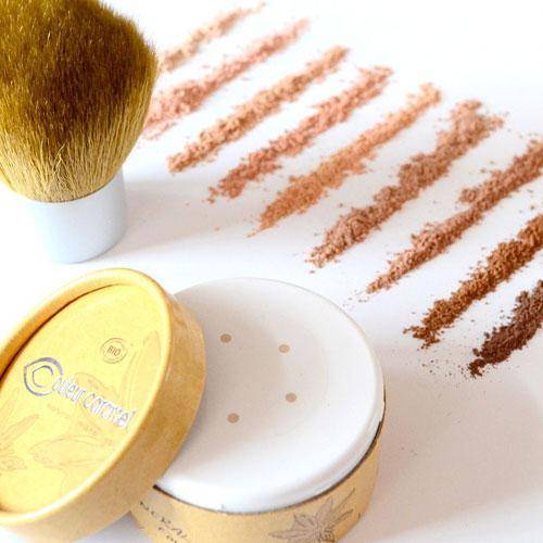 Base de maquillaje orgánico en polvo - Bio Mineral Couleur Caramel 