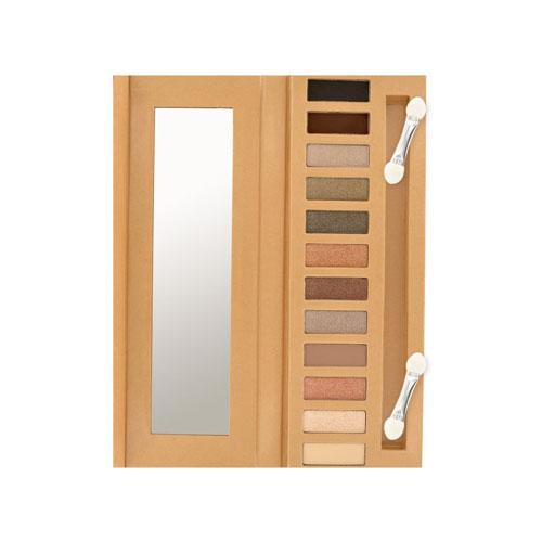 Kit de sombras orgánicas - Eye Essencial set de maquillaje Couleur Caramel 