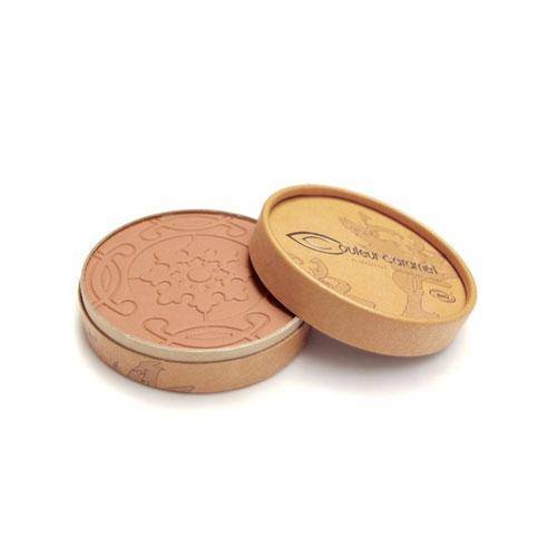 Maquillaje en polvo bronceador vegano - Terre Caramel Fini maquillaje bronceador Couleur Caramel 27 Marrón Anaranjado Mate 