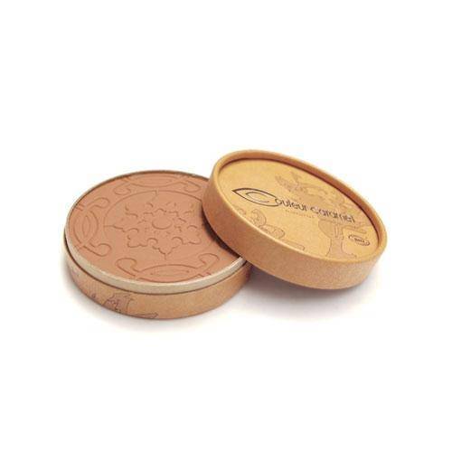 Maquillaje en polvo bronceador vegano - Terre Caramel Fini maquillaje bronceador Couleur Caramel 29 Tierra de Ocre Mate 