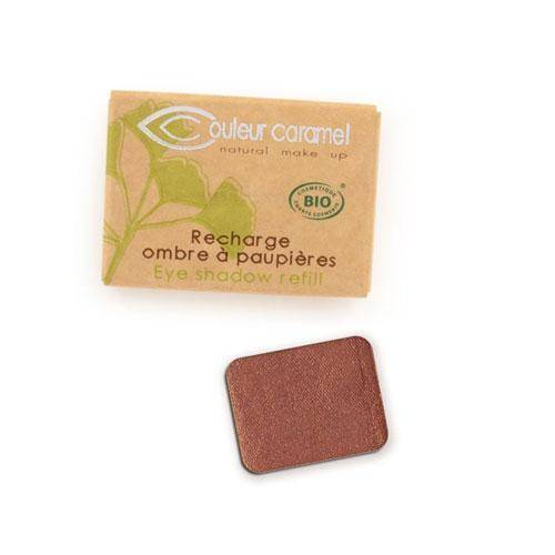 Recarga de Sombras de Ojos Orgánica - Couleur Caramel sombra de ojos Couleur Caramel 143 Marrón Cobrizo Nacarado 