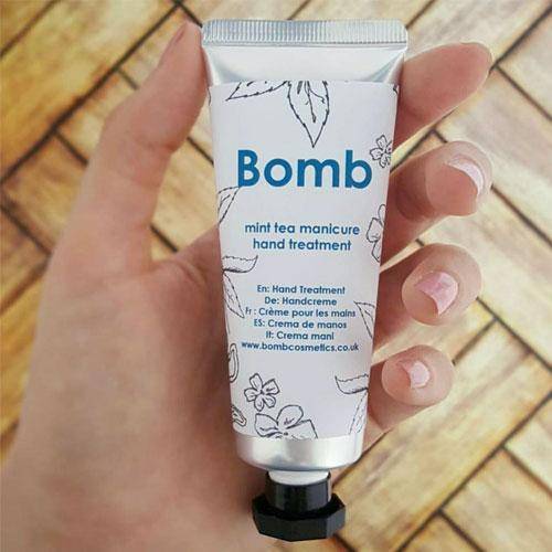 Tratamiento y Crema de Manos - Mint Tea Manicure tratamiento para manos Bomb Cosmetics 